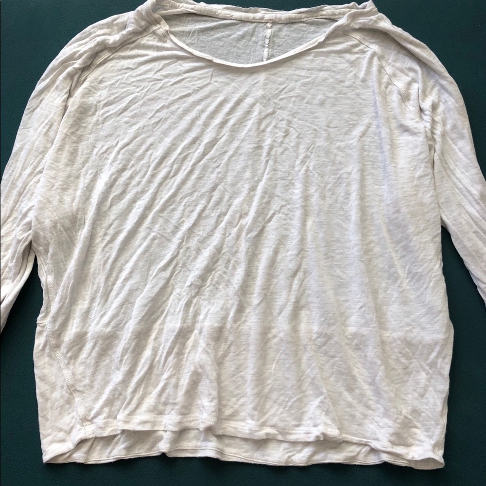 lululemon modal cropped long sleeve